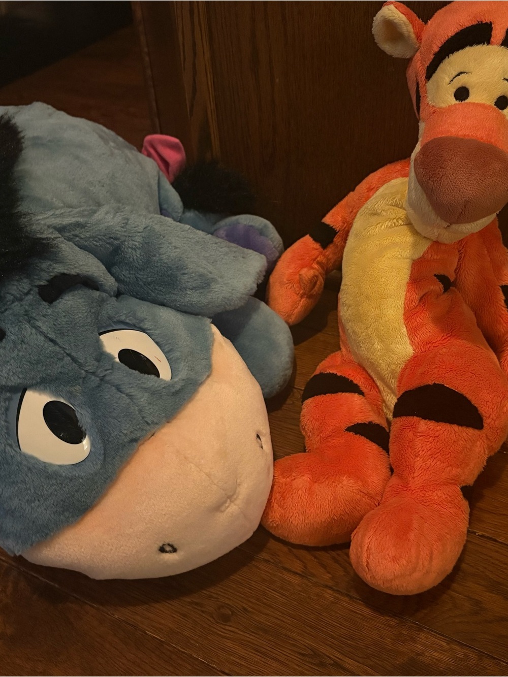 Disney Eeyore & Tigger Plush Duo - Blue, Orange, Yellow